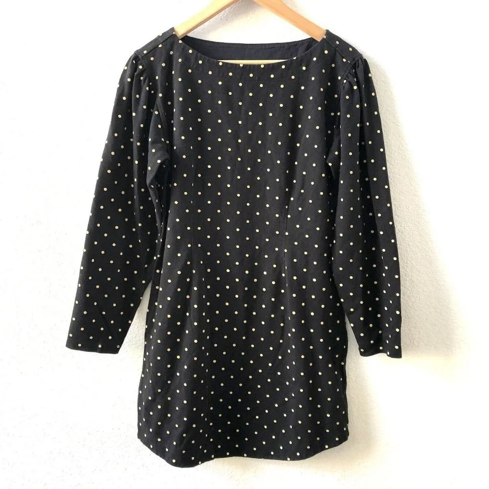 LA VIE REBECCA TAYLOR ESTELLE DOT JERSEY DRESS Size Medium - Picture 4 of 10